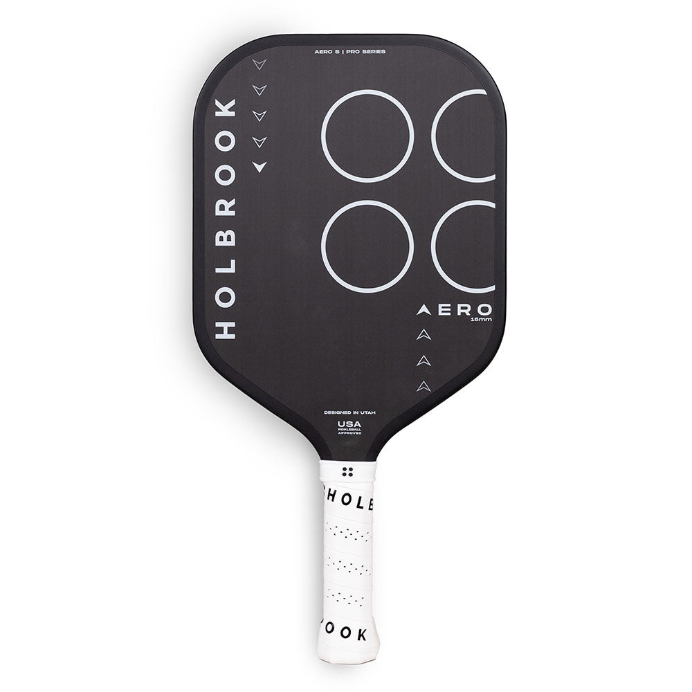 Pickleball Holbrook Aero S 16mm Pickleball Paddle White/Black