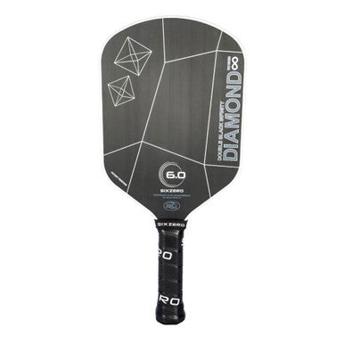 Pickleball Six Zero Infinity Edgeless Double Black Diamond Control Pickleball Paddle - USED