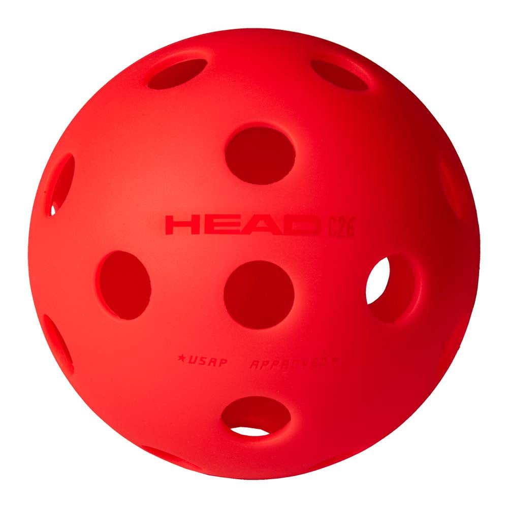Pickleball HEAD Championship 26 Indoor Pickleballs Hot Lava