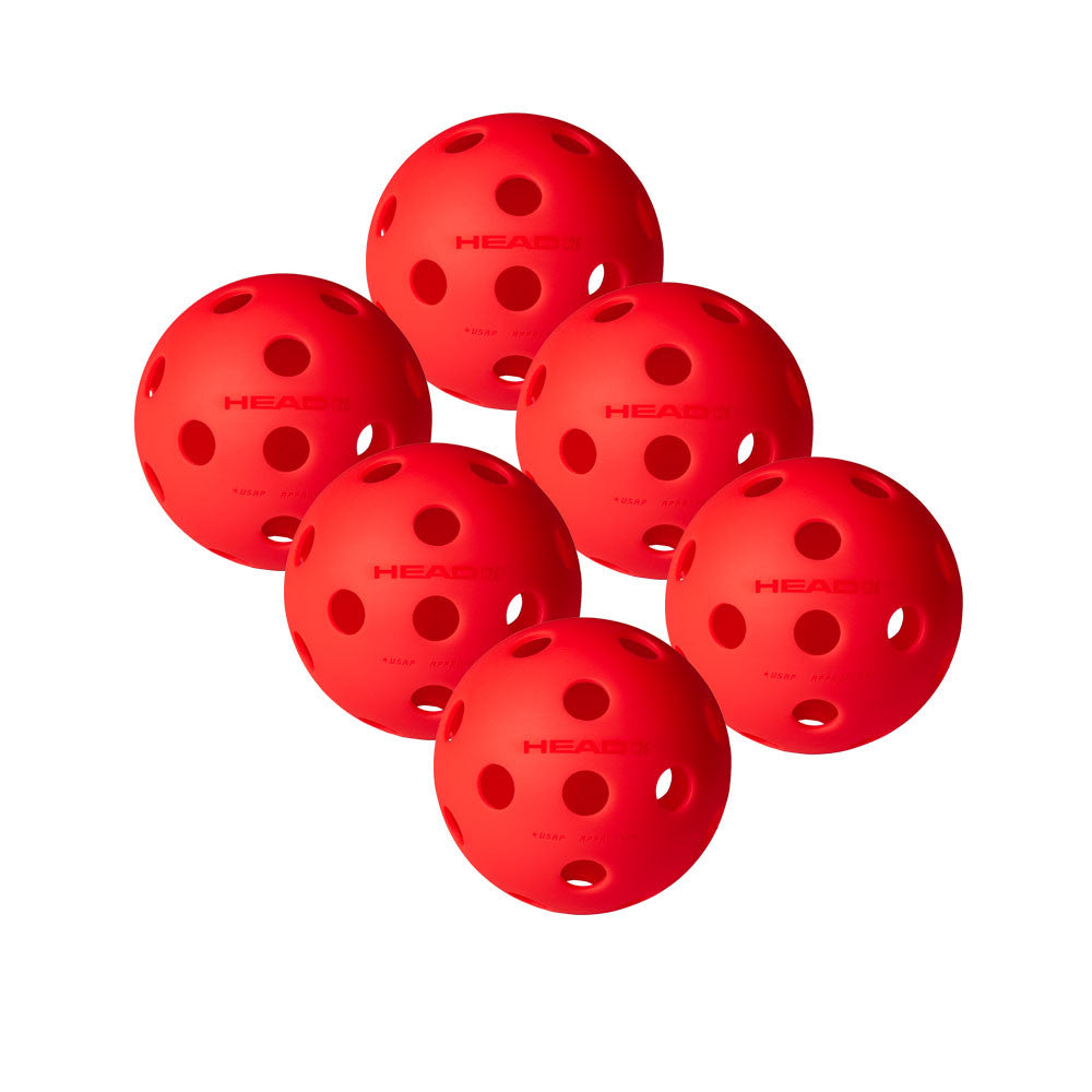 Pickleball HEAD Championship 26 Indoor Pickleballs Hot Lava