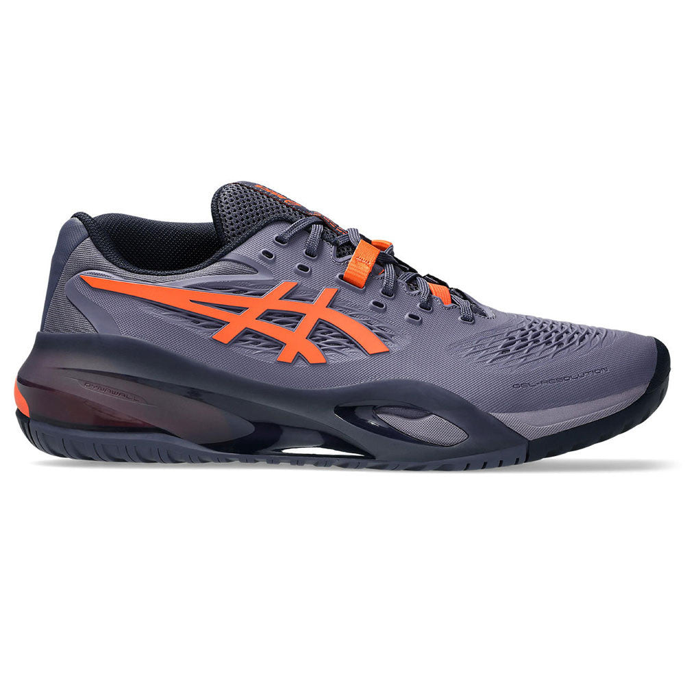 Pickleball ASICS Gel-Resolution X  Greyish Purple/Nova Orange Court Shoe Greyish Purple/Nova Orange