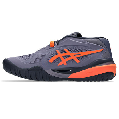 Pickleball ASICS Gel-Resolution X  Greyish Purple/Nova Orange Court Shoe Greyish Purple/Nova Orange
