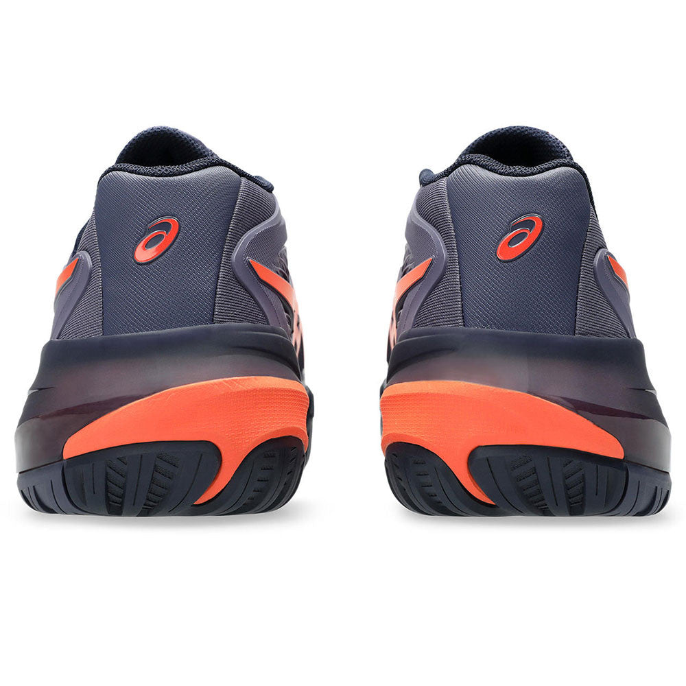 Pickleball ASICS Gel-Resolution X  Greyish Purple/Nova Orange Court Shoe Greyish Purple/Nova Orange