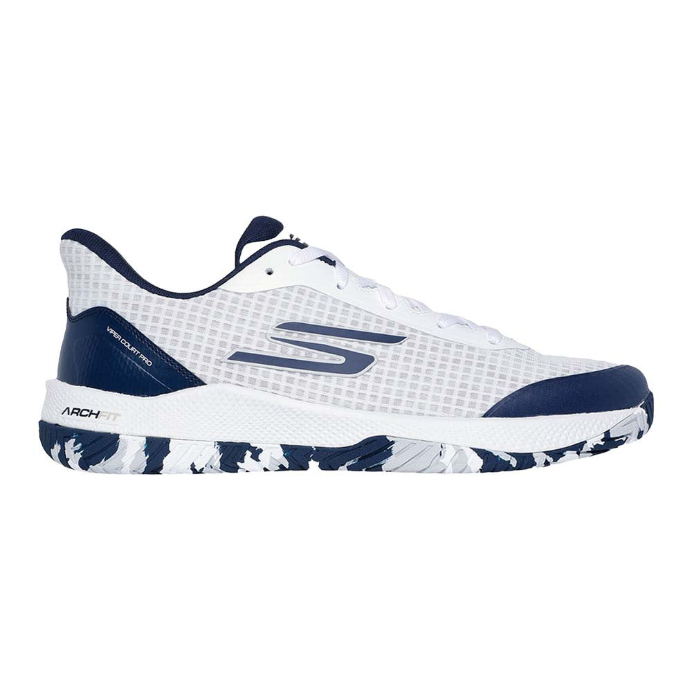 Pickleball  Skechers Viper Court Pro Pickleball Shoe - White/Navy White/Navy