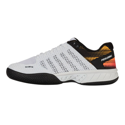 Pickleball K-Swiss Express Light Pickleball Shoe for Men White/Neon Lime/Eden
