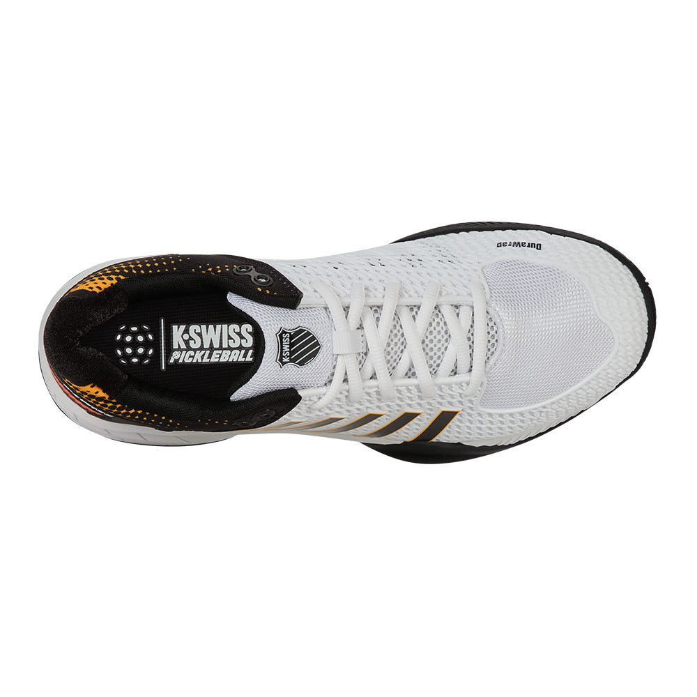 Pickleball K-Swiss Express Light Pickleball Shoe for Men White/Neon Lime/Eden