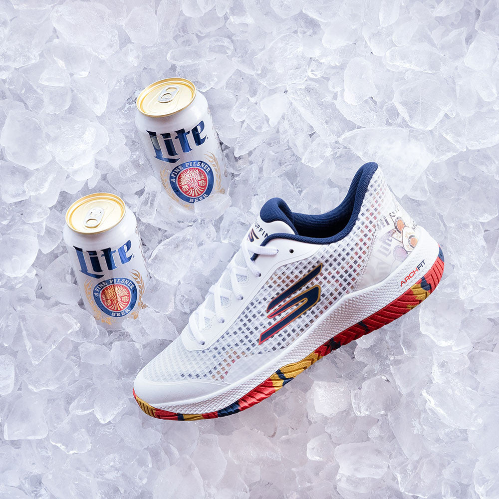 Pickleball Skechers x Miller Lite Viper Court Pro LE Pickleball Shoe White/Miller Lite