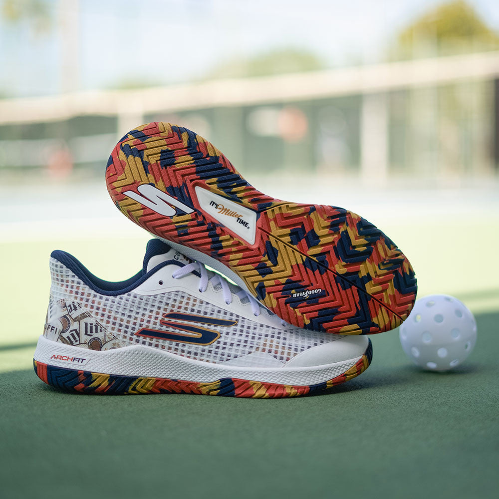 Pickleball Skechers x Miller Lite Viper Court Pro LE Pickleball Shoe White/Miller Lite