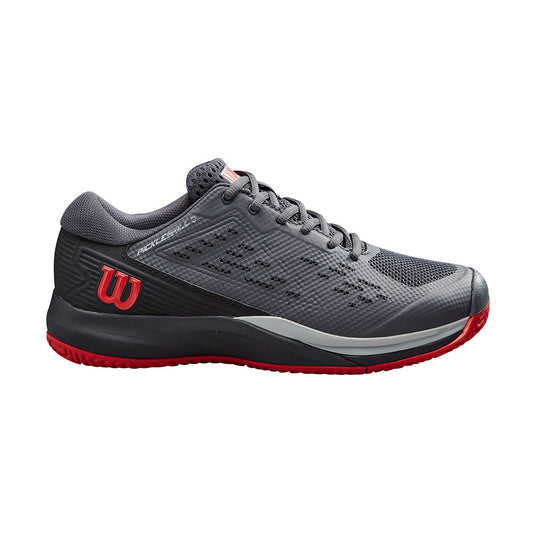 Pickleball Wilson Rush Pro Ace Pickler  Shoe White/Stormy Weather/Classic Blue