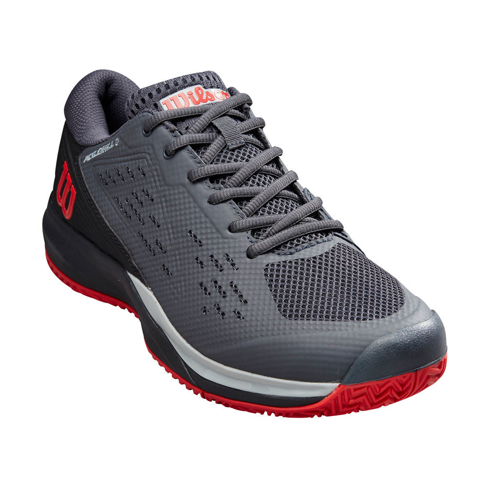 Pickleball Wilson Rush Pro Ace Pickler  Shoe White/Stormy Weather/Classic Blue