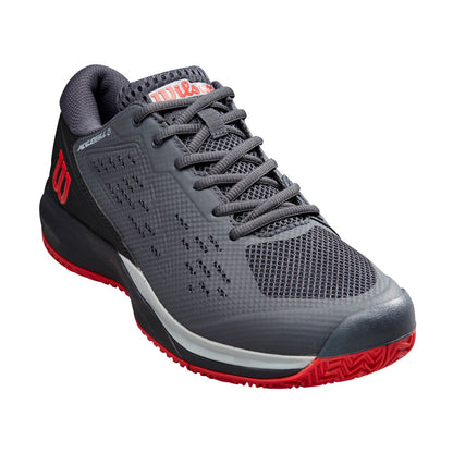 Pickleball Wilson Rush Pro Ace Pickler  Shoe White/Stormy Weather/Classic Blue