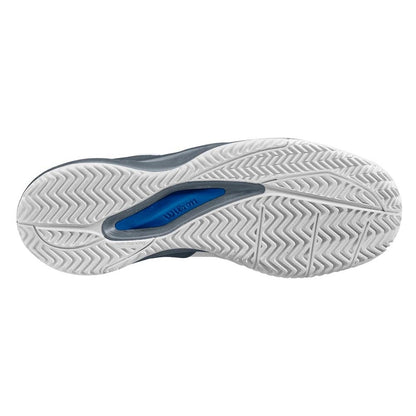 Pickleball Wilson Rush Pro Ace Pickler  Shoe White/Stormy Weather/Classic Blue