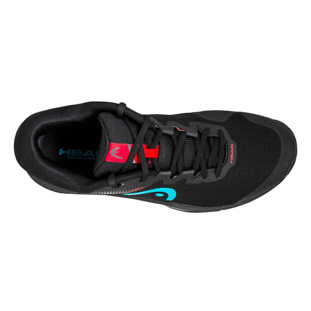 Pickleball HEAD Revolt Evo 2.0 Court Shoe for Men Black/Red