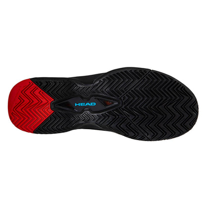 Pickleball HEAD Revolt Evo 2.0 Court Shoe for Men Black/Red