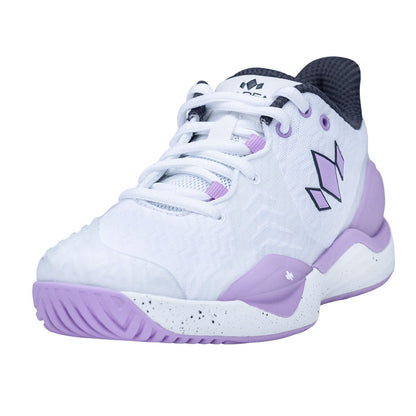 Pickleball Diadem Court Burst Court Shoe - White/Purple White/Purple