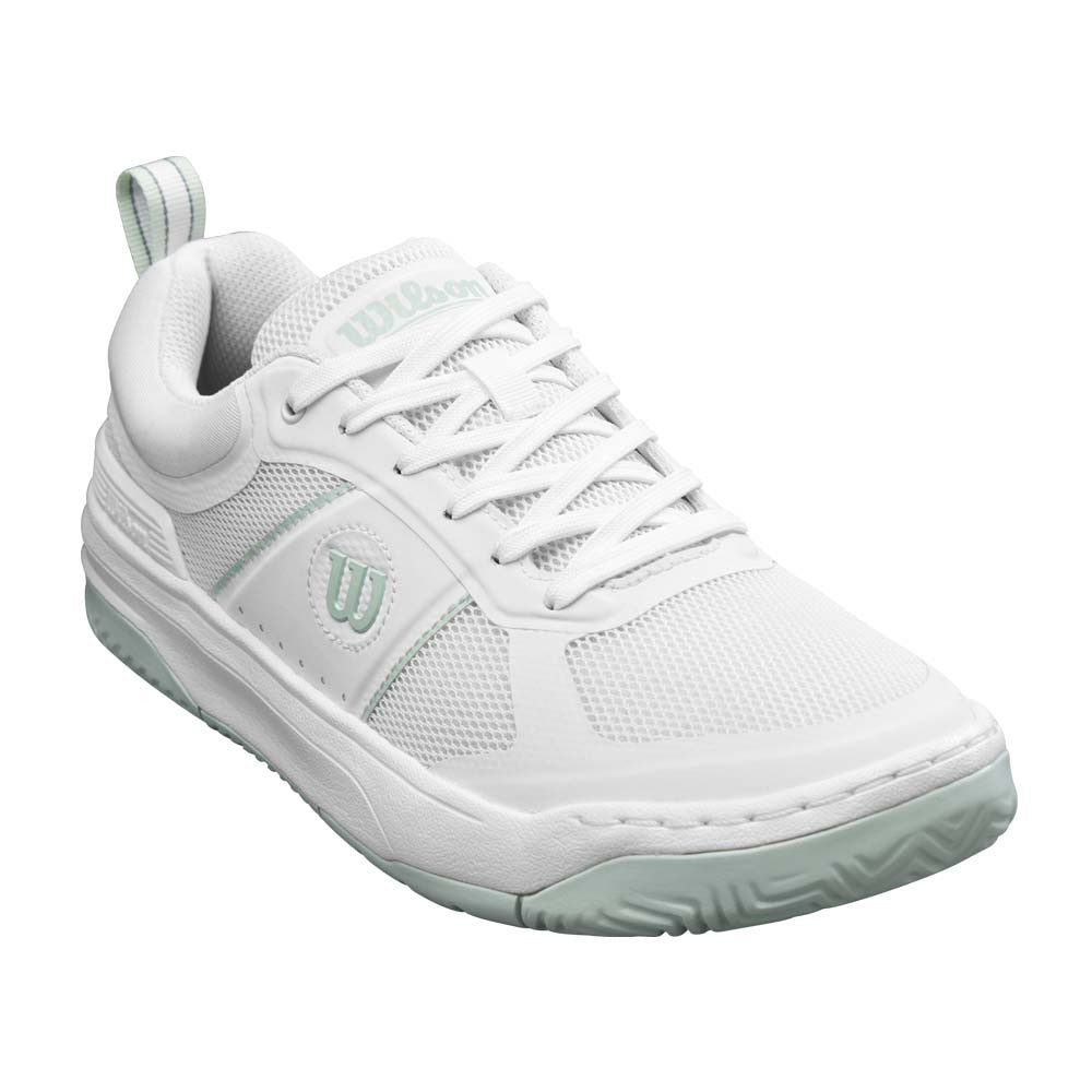 Pickleball Wilson Pickle Pro White/White/Surf Spray  Pickleball Shoe White/White/Surf Spray