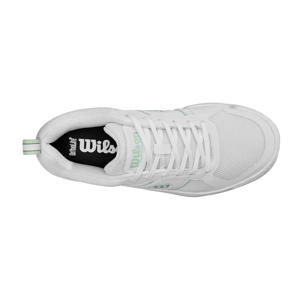 Pickleball Wilson Pickle Pro White/White/Surf Spray  Pickleball Shoe White/White/Surf Spray
