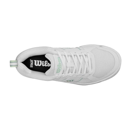 Pickleball Wilson Pickle Pro White/White/Surf Spray  Pickleball Shoe White/White/Surf Spray