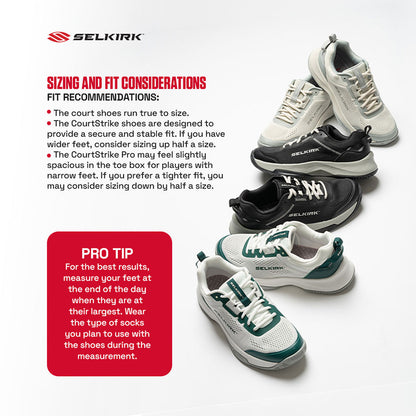 Pickleball  Selkirk CourtStrike Pickleball Shoe - Black/Winterberry/White Black/Winterberry/White