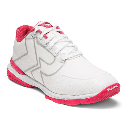 Pickleball SQAIRZ XRZ™ White/Dark Pink  Pickleball Court Shoes White/Dark Pink