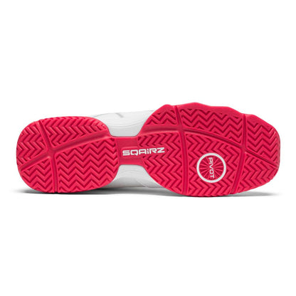 Pickleball SQAIRZ XRZ™ White/Dark Pink  Pickleball Court Shoes White/Dark Pink