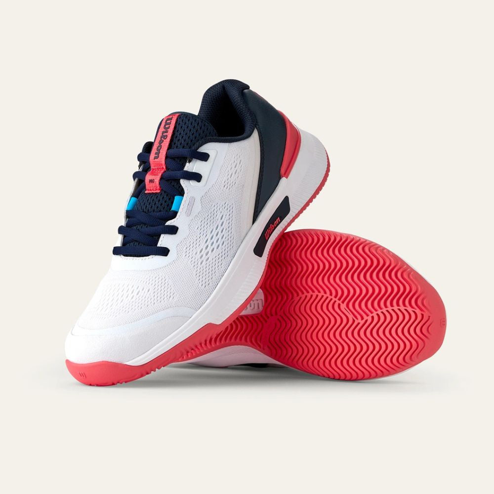 Pickleball Wilson Intrigue Pro Court Pickleball Shoe for Women White/Navy Blazer/Dubarry