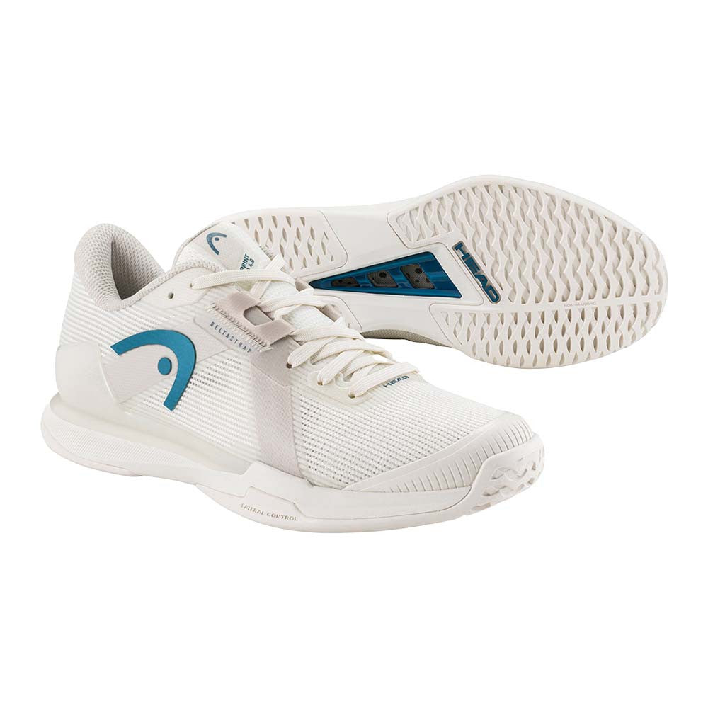 Pickleball  HEAD Sprint Pro 4.0 Court Shoe  - Chalk White/Twilight Blue Chalk White/Twilight Blue