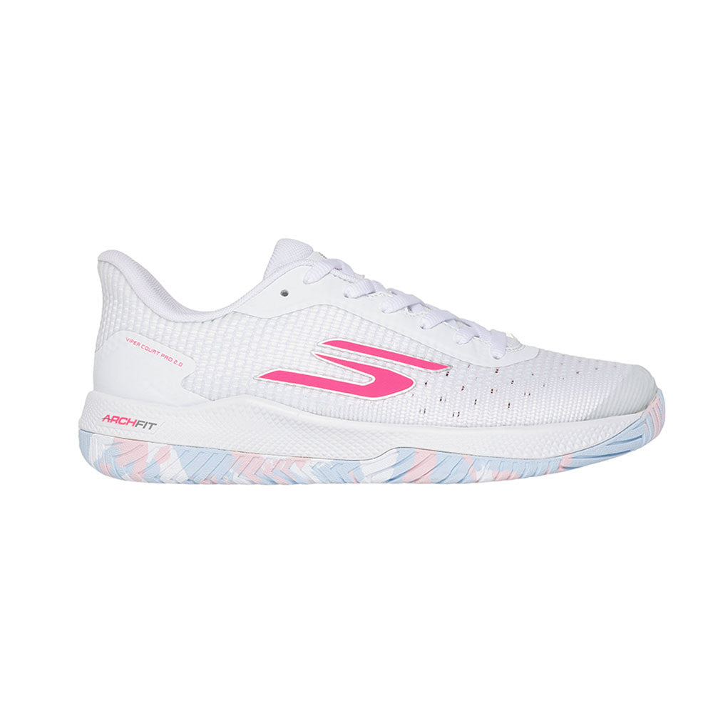 Pickleball Skechers Viper Court Pro 2.0 White/Multi  Shoe White/Multi