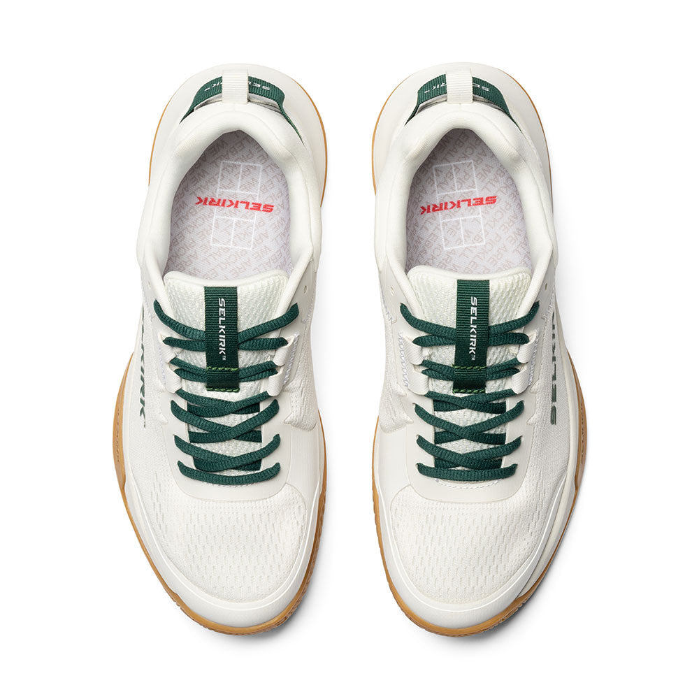 Pickleball  Selkirk CourtStrike 2.0 Pickleball Shoe -  White/Dark Green White/Dark Green