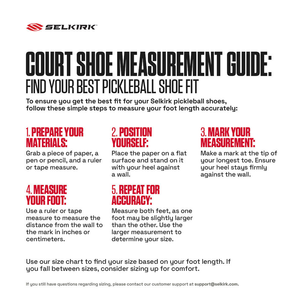 Pickleball Selkirk CourtStrike Pro Pickleball Shoe Black