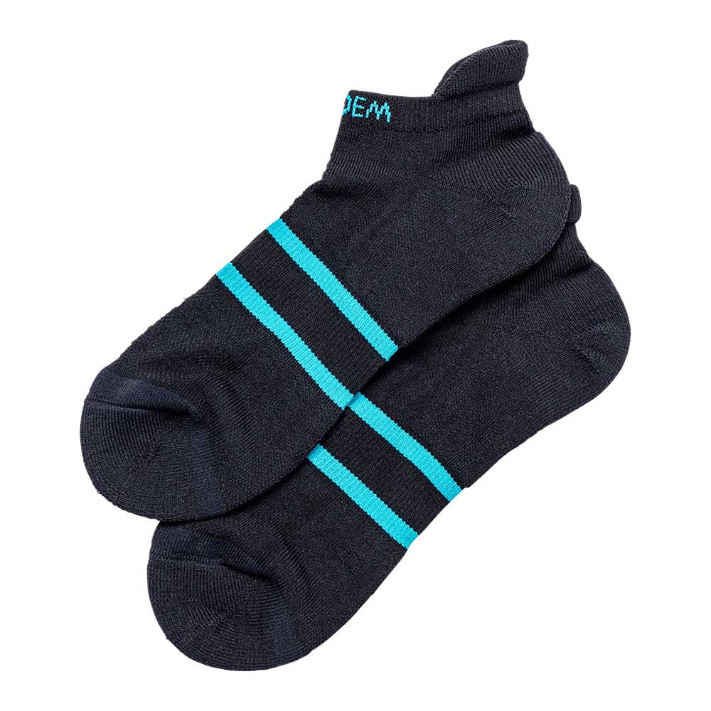 Pickleball Diadem Performance Ankle Sock Black