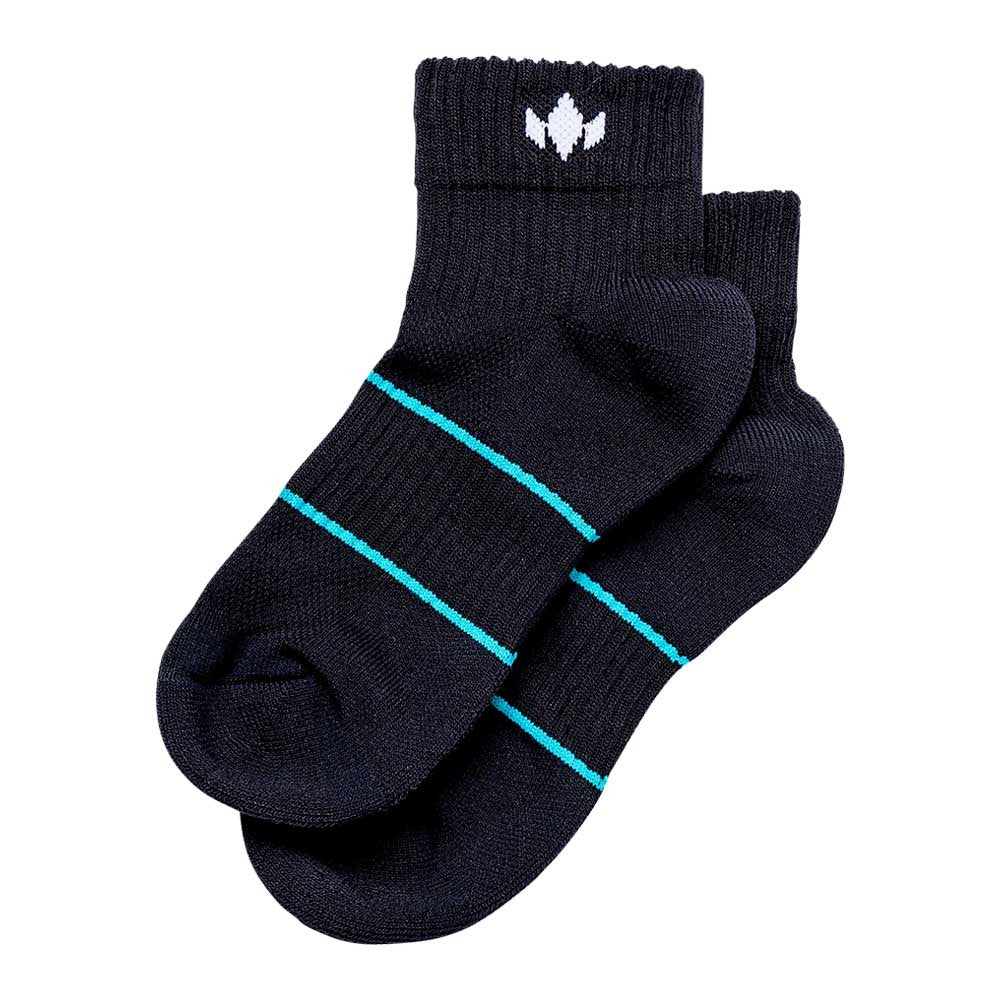 Pickleball Diadem Performance 1/4 Length Sock Black