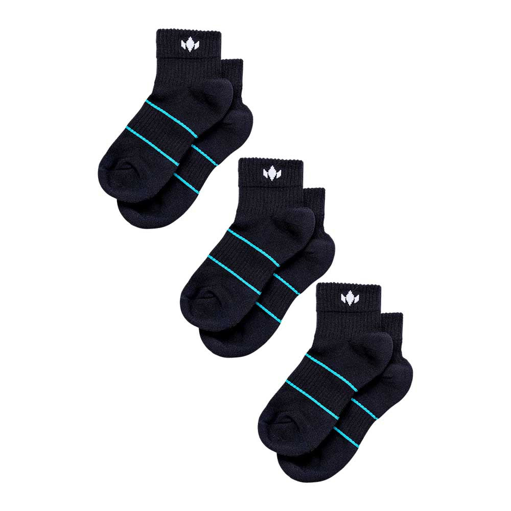 Pickleball Diadem Performance 1/4 Length Sock Black