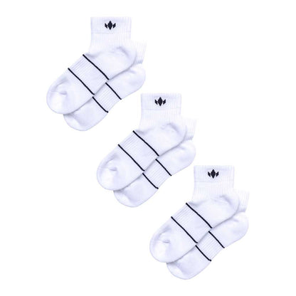 Pickleball Diadem Performance 1/4 Length Sock Black