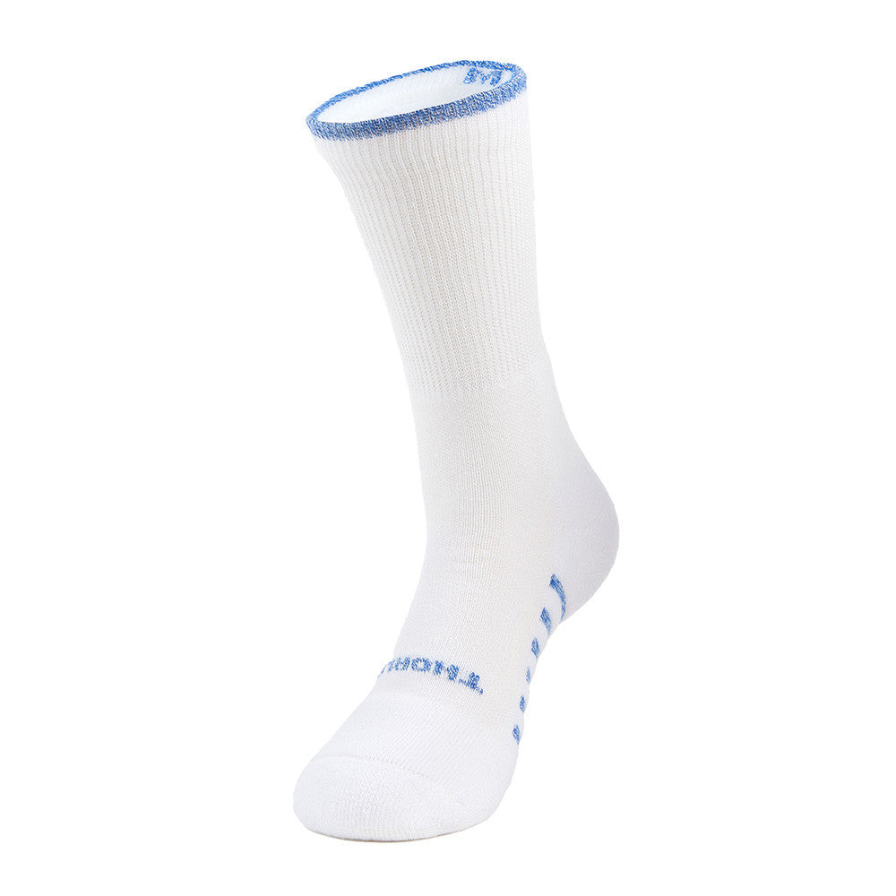 Pickleball Thorlo Light Cushion Crew Socks White