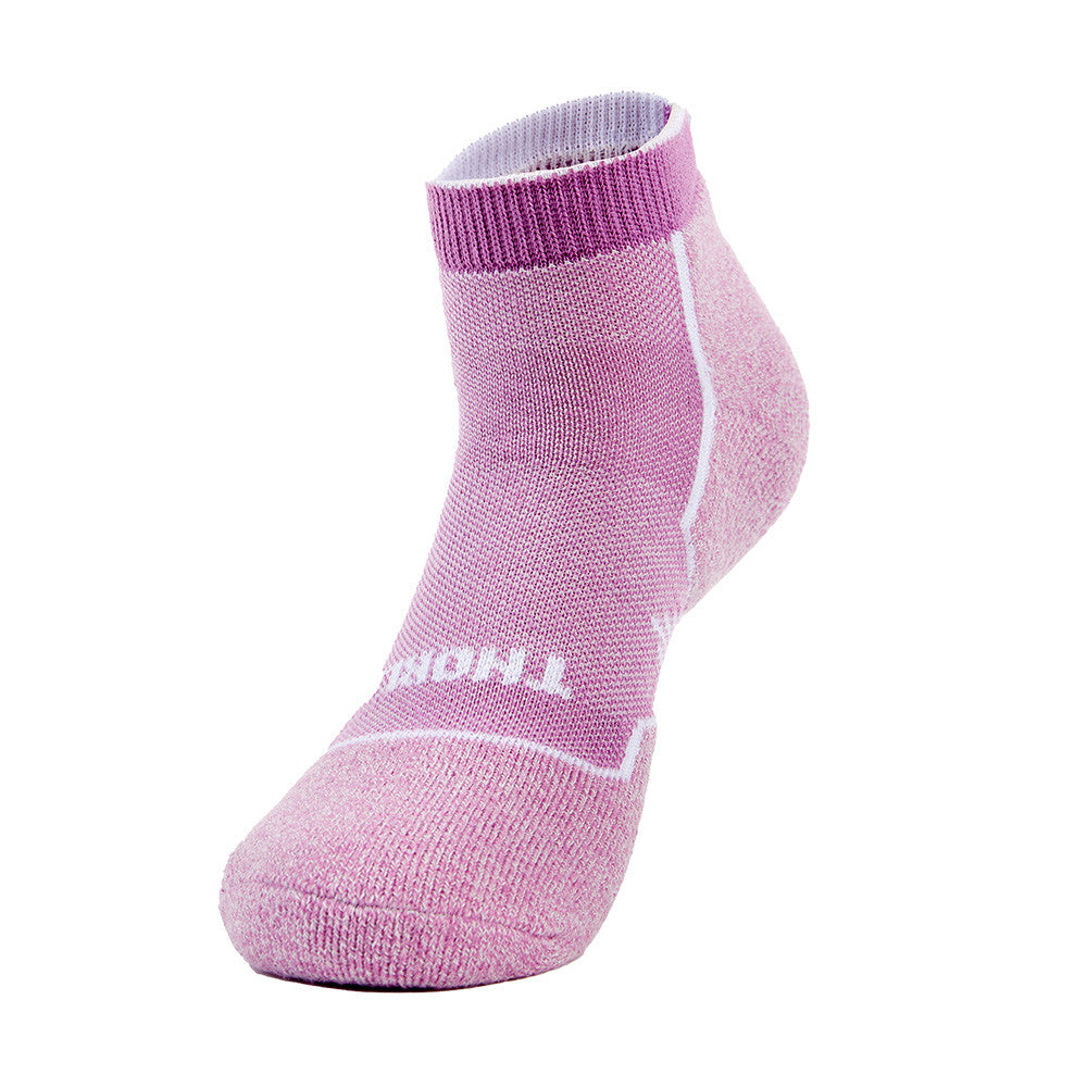 Pickleball Thorlo Light Cushion Low Cut Socks Orchid