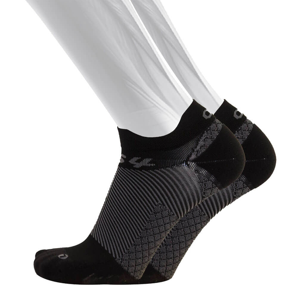 Pickleball OS1st FS4 No Show Compression Socks Black