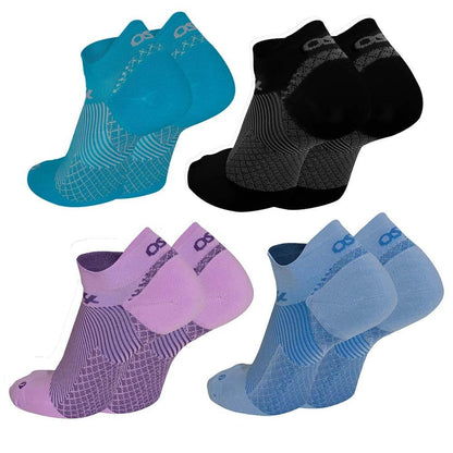 Pickleball OS1st FS4 No Show Compression Socks Black
