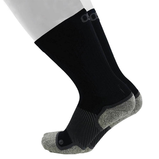 Pickleball OS1st WP4Plus Wide Crew Socks Black