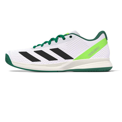 Pickleball adidas White/Black/Green Courtflash  Pickleball Shoe White/Black/Green