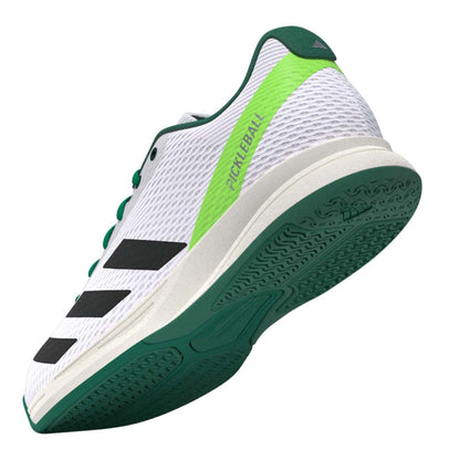 Pickleball adidas White/Black/Green Courtflash  Pickleball Shoe White/Black/Green
