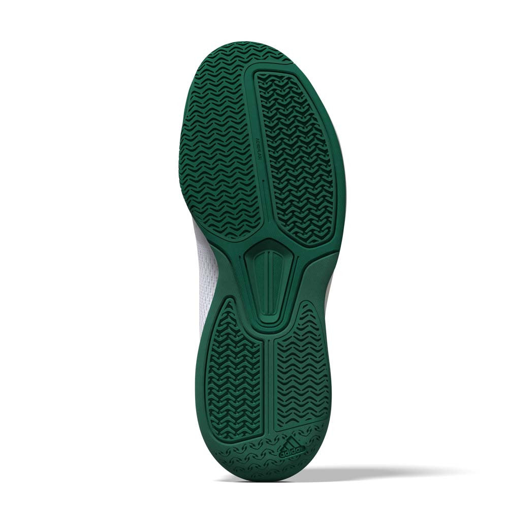 Pickleball adidas White/Black/Green Courtflash  Pickleball Shoe White/Black/Green