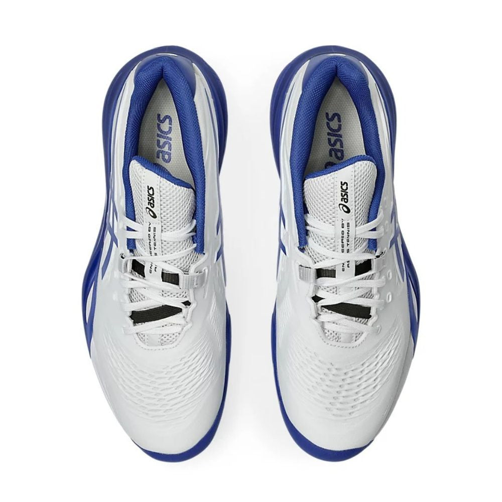 Pickleball ASICS Gel-Resolution X Court Shoe - White/Dark Cobalt White/Dark Cobalt