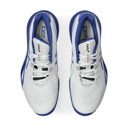 Pickleball ASICS Gel-Resolution X Wide Court Shoe - White/Dark Cobalt White/Dark Cobalt