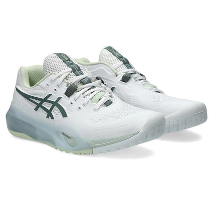 Pickleball ASICS Gel Resolution X Pickleball Shoe - White/Monument Blue White/Monument Blue