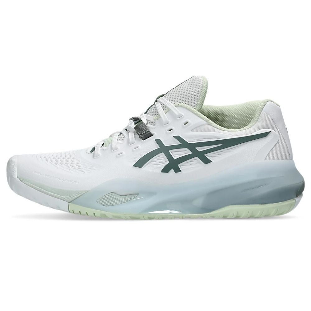 Pickleball ASICS Gel Resolution X Pickleball Shoe - White/Monument Blue White/Monument Blue