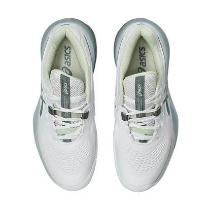 Pickleball ASICS Gel Resolution X Pickleball Shoe - White/Monument Blue White/Monument Blue