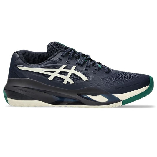 Pickleball ASICS Gel-Resolution X Wide Court Shoe - White/Dark Cobalt Midnight/Cream