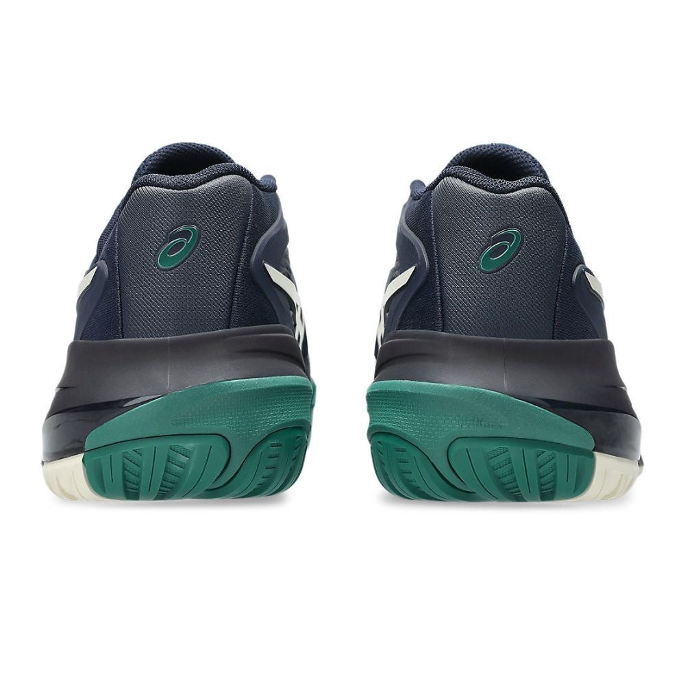 Pickleball ASICS Gel-Resolution X Wide Court Shoe - White/Dark Cobalt Midnight/Cream