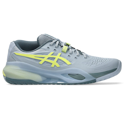 Pickleball ASICS Gel-Resolution X 2E  Wide Court Shoe - Grey Blue/Pistachio Gray Blue/Pistachio
